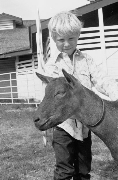 Boy with goat, 1978